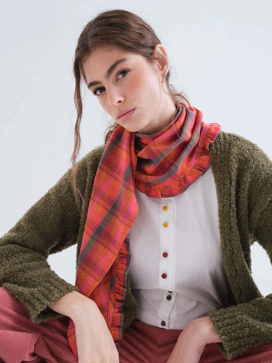 Gestrickte Damen Strickjacke mit Knöpfen Grün