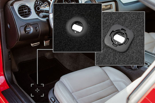 Black Driver Mat Honda Civic Viii Ufo Hatchback 2006-2012