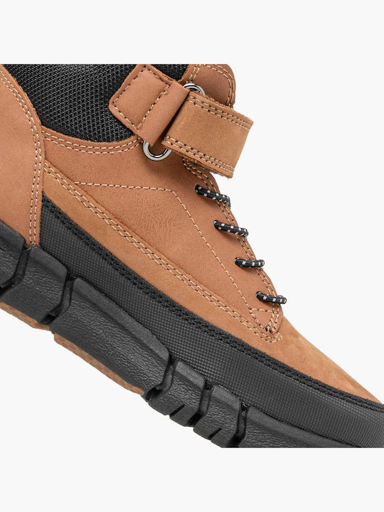 Kinder Sneaker Hoch Anatomisch Tabac Braun