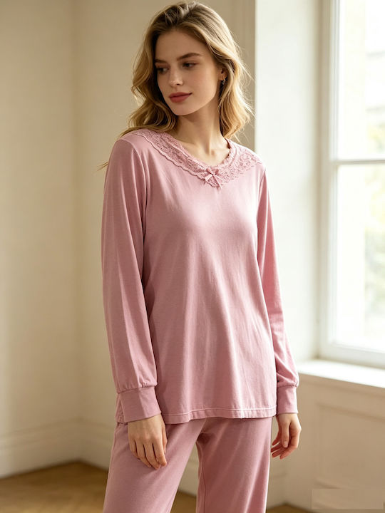 Goodnight Set De Pijamale De Vară Pentru Femei Roz