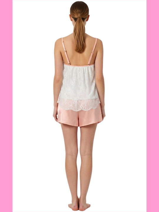 Miss Rosy Babydoll de Vară Ecru