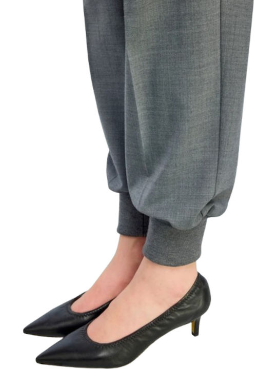 Women's Fabric Trousers Grey