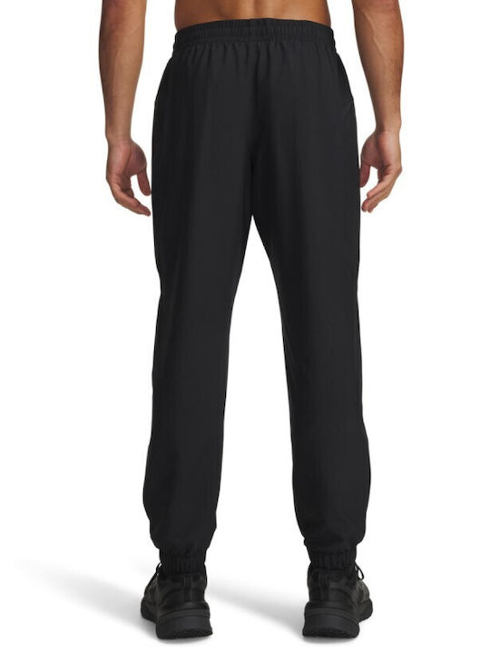 Herren-Sweatpants Glänzende Schwarz Rote