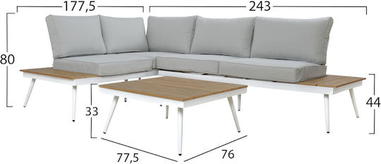 Σετ Σαλονιού 3τμχ Homemarkt Σετ Σαλονιού 3τμχ Homemarkt