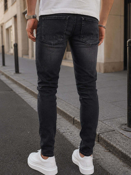 Pantaloni de blugi pentru bărbați Slim Fit Negri