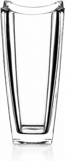 Galifas Glass Vase Transparent 14xH30cm