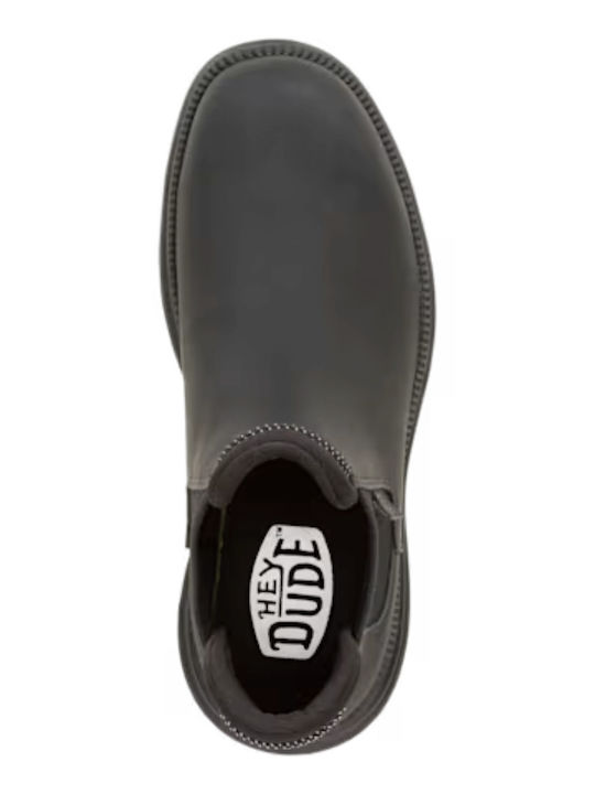 Leather Women's Ankle Boots Black