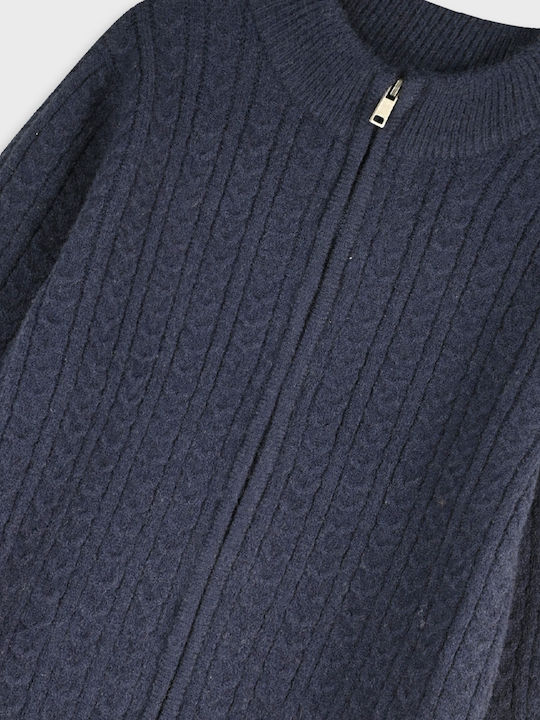 Kids Knitted Cardigan Blue