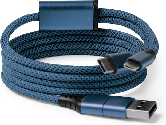 Usb USB To Type-C / Lightning Кабел Червен IA1760S160