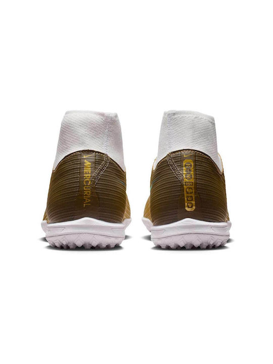 Nike Mercurial Superfly 11 Academy "Kylian Mbappé" TF Футболни Обувки с Гумена Подметка Златисти