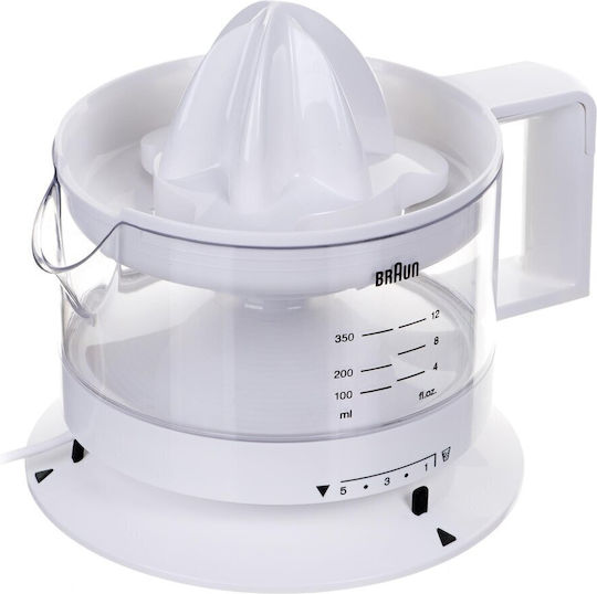 Braun CJ 3000 WH Electric Juicer 20W with 350ml Capacity White