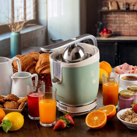 Ariete Vintage Електрически сокоизстисквач 85W с капацитет 600мл Зелен