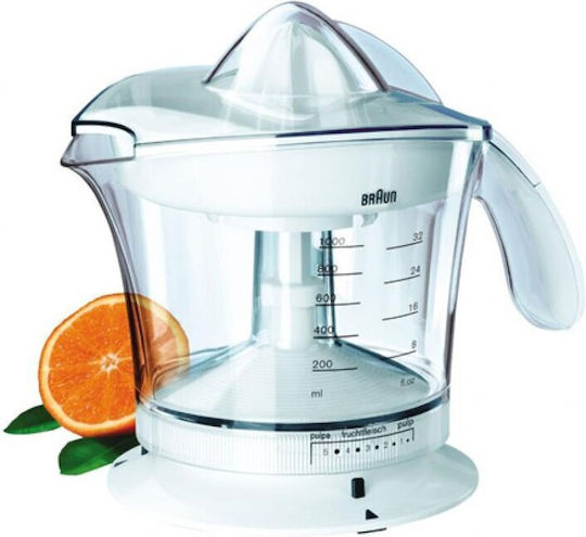 Braun Multiquick 3 MPZ9 Електрически Цитрус Преса 20W с Капацитет 1л Бял