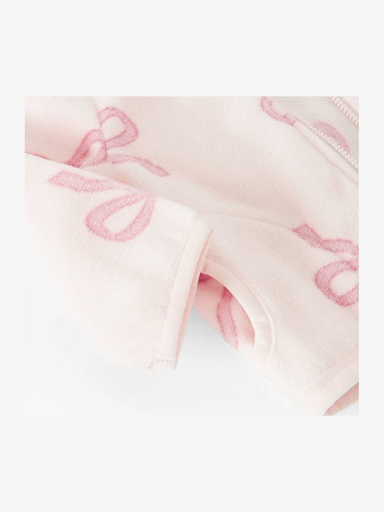 Kinder-Sweatshirt Strickjacke Rosa