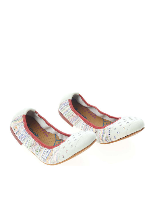 Kids Ballerinas With Hoop & Loop Closure Yellow