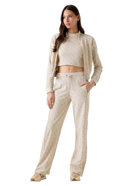 Flared Sweatpants Cream