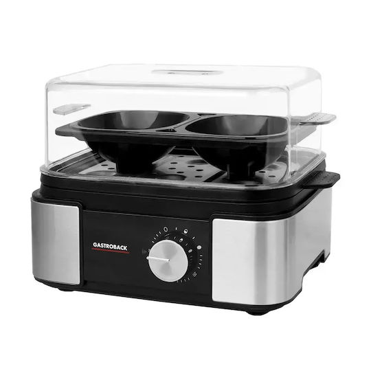 Gastroback Egg Cooker 6 Egg Capacity 400W Silver