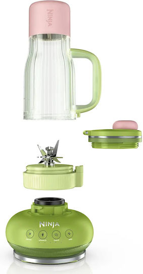 Ninja Blendboss Μπλέντερ με Πλαστική Κανάτα 710 ml 1100W Watermelon Bubblegum