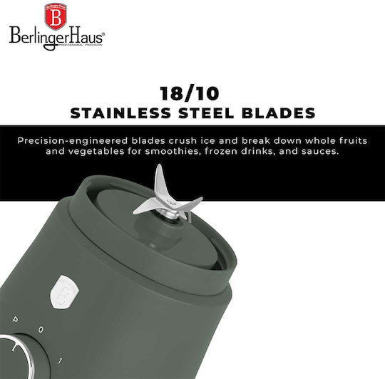 Berlinger Haus Блендер с Пластмасова Кана 600 ml 320W Зелен BH-9879