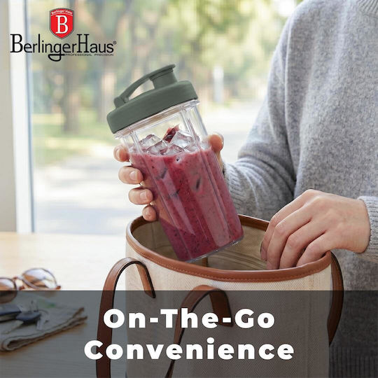 Berlinger Haus Блендер с Пластмасова Кана 600 ml 320W Зелен BH-9879