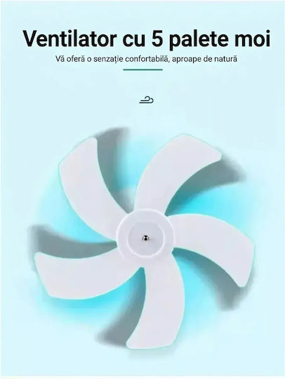 Pedestal Fan 12W Fan Diameter 40.64cm With Remote Control White