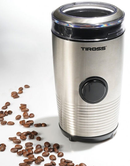 Tiross Electric Coffee Grinder 150W Silver