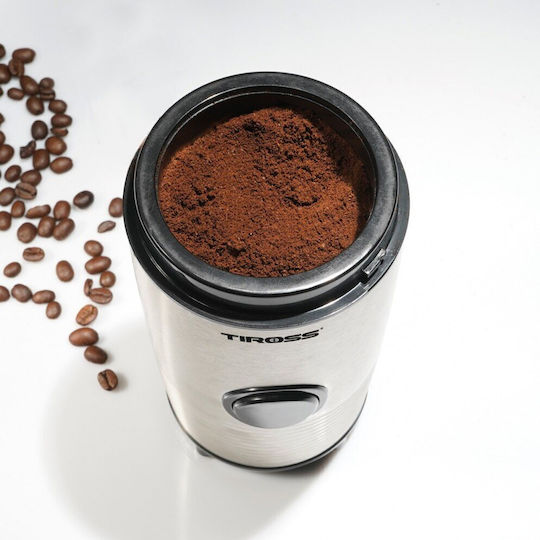 Tiross Electric Coffee Grinder 150W Silver