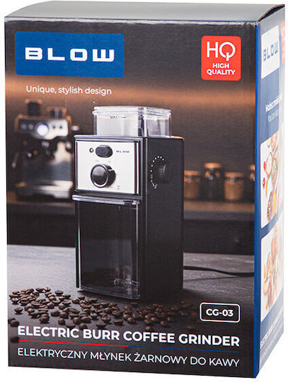 Blow Electric Coffee Grinder 150W with 100gr Capacity Black