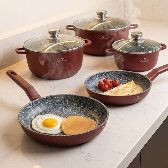 Berlinger Haus Berlinger Haus Kochgeschirr-Set aus Aluminiumguss mit Steinbeschichtung 8-teilig
