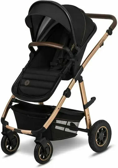 Lionelo Amber Reversible 2 in 1 Baby Stroller Suitable for Newborn Black