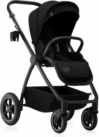 Lionelo Meril Reversible 2 in 1 Baby Stroller Suitable for Newborn Black