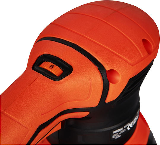 Kraft & Dele KD1695 Mașină de Șlefuit Excentrică 125mm Electrică 1200W cu Reglare a Vitezei și cu Sistem de Aspirare a Prafului