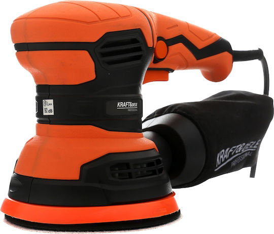 Kraft & Dele KD1695 Mașină de Șlefuit Excentrică 125mm Electrică 1200W cu Reglare a Vitezei și cu Sistem de Aspirare a Prafului