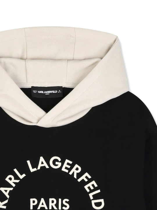 Kids Sweatshirt Cardigan Black
