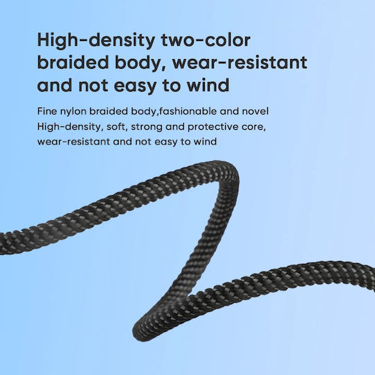 Leewello USB 2.0 Cable USB-C male - USB-C 60W PD Μαύρο 1m 783190-ΜΑΥΡΟ