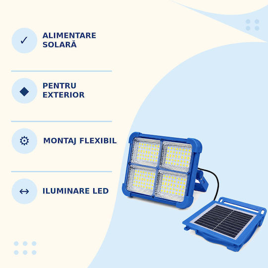 Solarleuchte mit Blauem Licht