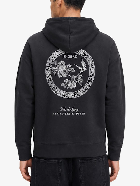 Sweatshirts Für Herren Mit Kapuze Schwarz