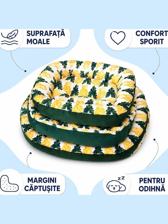 Set Sofa Dog Bed Yellow 3 Pieces