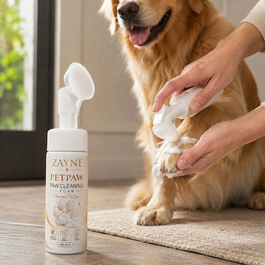 Zayne Petpaw Perie Cu Spumă Pentru Curățarea Lăbuțelor 150 Ml
