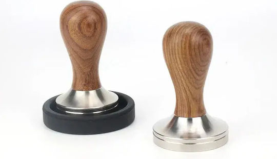4bars T109 Tamper with Flat Surface 51mm in Brown Colour