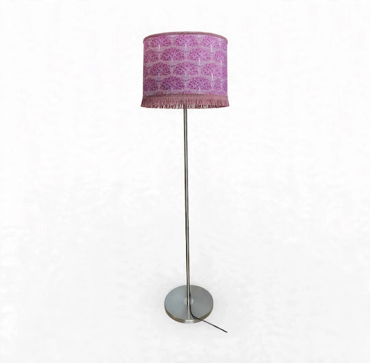 Life Pink Floor Lamp with Lamp Bulb Base for E27 Pink