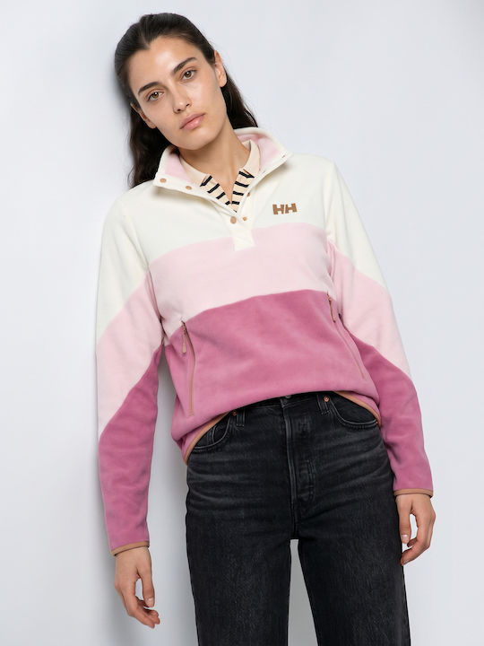 Daybreaker Hugg Snap Damen Sweatshirt Rosa