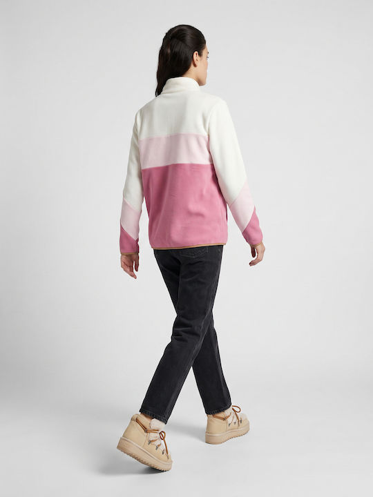 Daybreaker Hugg Snap Damen Sweatshirt Rosa