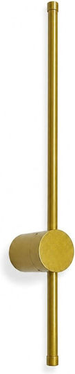 VenCore Modern Wall Lamp with Integrated LED and Adjustable White Light Gold 6x10cm
