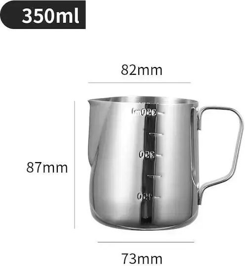 4bars P305 350 Ml Бариста Млекоизстисквачка Inox Индикатор Външно Вътрешно