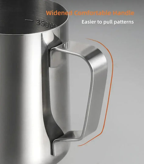 4bars P305 350 Ml Бариста Млекоизстисквачка Inox Индикатор Външно Вътрешно