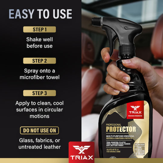 Triax Protector Pro Oberflächen Schutz Glanz Lösung 680 Ml