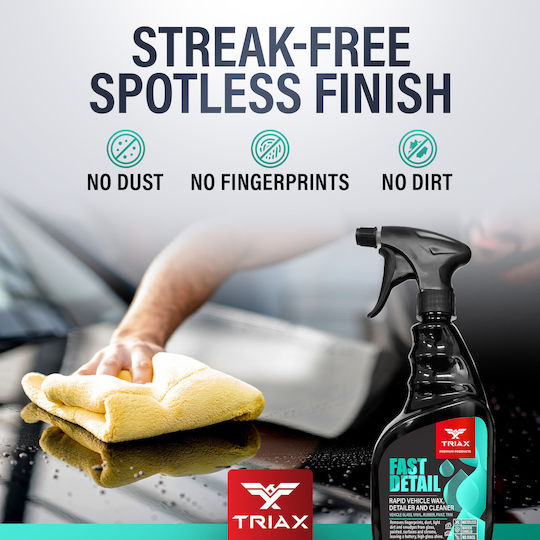 Triax Fast Detail Quick Cleaning Maintenance Solution Vehicles 680 Ml