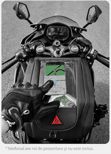 Motowolf Mb10 8l Motorrad-Tanktasche Magnetische Riemen Telefonfach Regenschutz