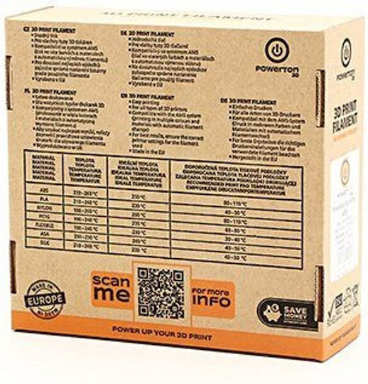 Powerton ABS 3D Drucker Filament 1,75mm Grüne 1kg